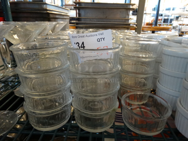 57 Glass Ramekins. 3x3x1.5. 57 Times Your Bid! - Image 1 of 3