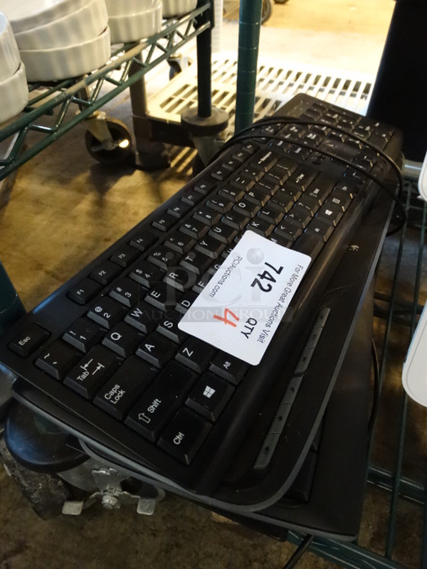 4 Keyboards. 17.5x5.5x1. 4 Times Your Bid! - Image 2 of 2