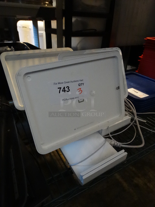 3 Square Model S089 Tablet Stands. 10.5x6x11. 3 Times Your Bid! - Image 2 of 3