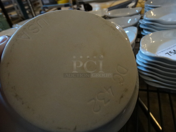 45 White Ceramic Single Serving Casserole Dishes. 6.5x5x1. 45 Times Your Bid! - Image 2 of 3
