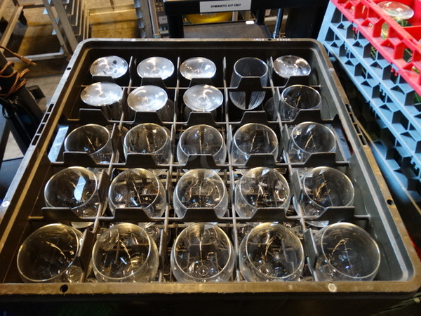 24 Wine Glasses in Dish Caddy. Includes 3x3x7.5. 24 Times Your Bid! - Image 2 of 2