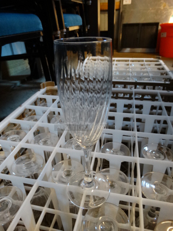 22 Champagne Glasses in Dish Caddy. 2x2x7.5. 22 Times Your Bid! - Image 1 of 2