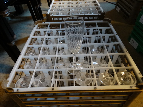 22 Champagne Glasses in Dish Caddy. 2x2x7.5. 22 Times Your Bid! - Image 2 of 2