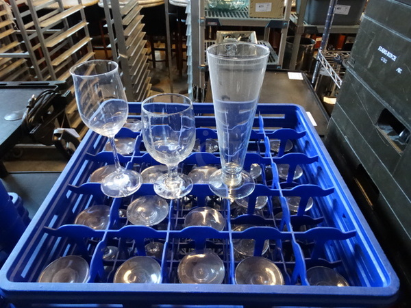 25 Various Stemmed and Footed Glasses in Dish Caddy. Includes 3x3x7. 25 Times Your Bid! - Image 2 of 3