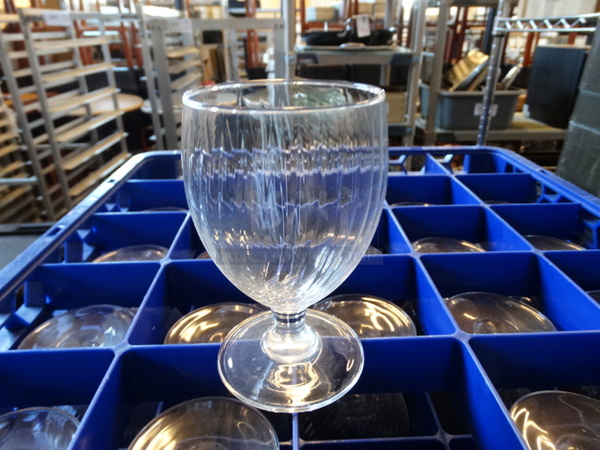 25 Wine Glasses in Dish Caddy. 3x3x5. 25 Times Your Bid! - Image 1 of 2