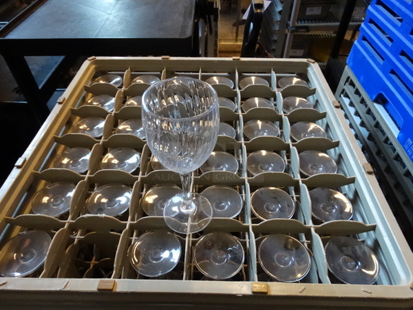 36 Wine Glasses in Dish Caddy. 3x3x6.5. 36 Times Your Bid! - Image 2 of 2