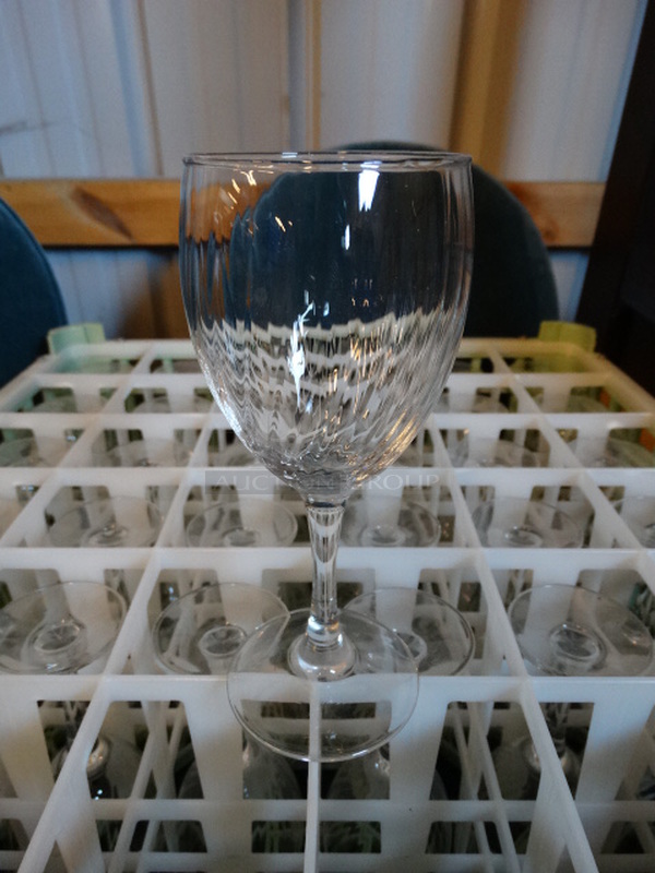 31 Wine Glasses in Dish Caddy. 3x3x6.5. 31 Times Your Bid! - Image 1 of 2