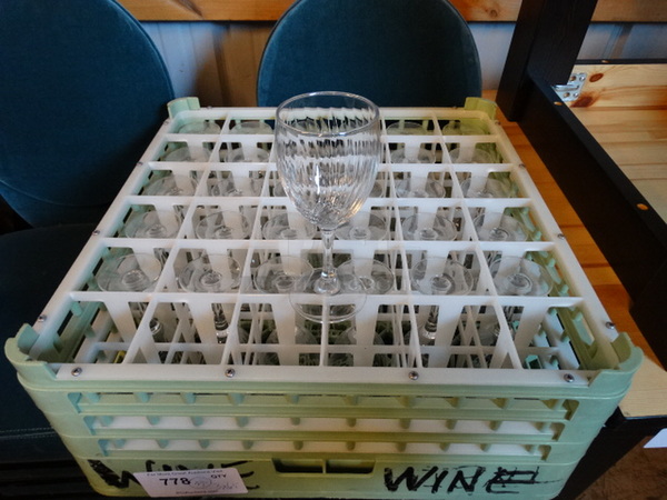 31 Wine Glasses in Dish Caddy. 3x3x6.5. 31 Times Your Bid! - Image 2 of 2