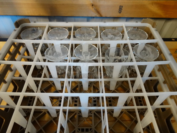 12 Various Wine Glasses in Dish Caddy. Includes 3x3x6. 12 Times Your Bid! - Image 3 of 3
