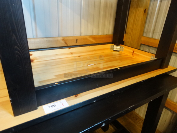 Black Table. 50x28x42 - Image 3 of 3