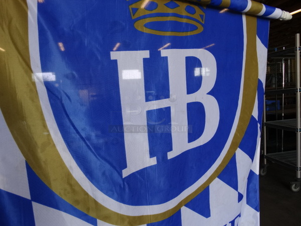 Munchen Blue, White and Gold Colored Flag. 46" - Image 3 of 4