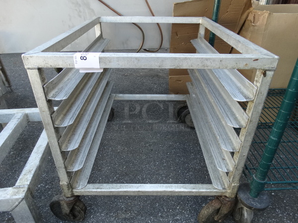 Metal Commercial Pan Transport Rack on Commercial Casters. 20.5x26x23 - Image 1 of 3