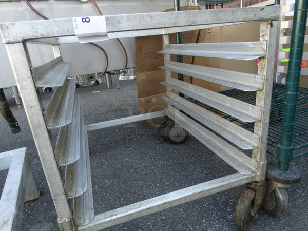 Metal Commercial Pan Transport Rack on Commercial Casters. 20.5x26x23 - Image 3 of 3