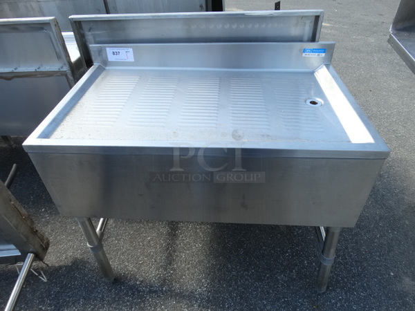 Stainless Steel Commercial Drainboard. 36x22x33 - Image 1 of 3