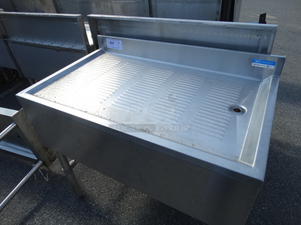 Stainless Steel Commercial Drainboard. 36x22x33 - Image 3 of 3