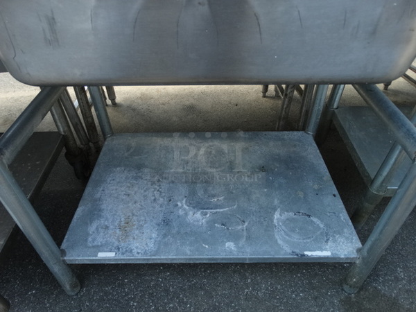 Stainless Steel Commercial Table w/ Metal Undershelf. 36x30x33 - Image 4 of 4