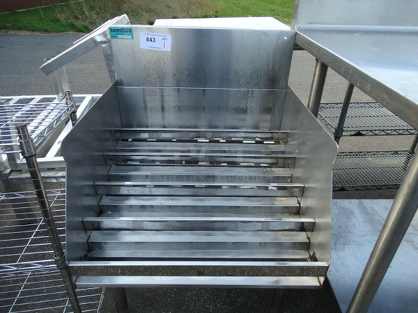 Stainless Steel Commercial Back Bar Bottle Stand. 24x24x37 - Image 1 of 4