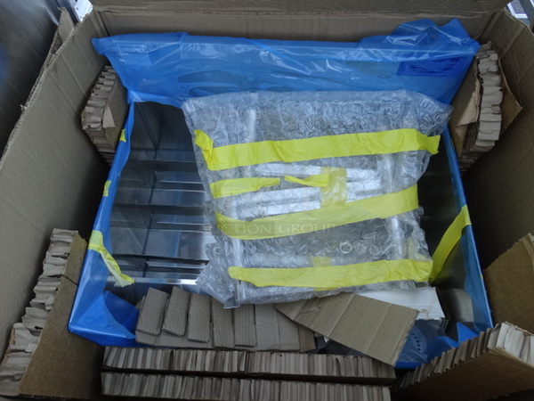 BRAND NEW IN BOX! Stainless Steel Commercial Bottle Stand. 20x20x36 - Image 1 of 3