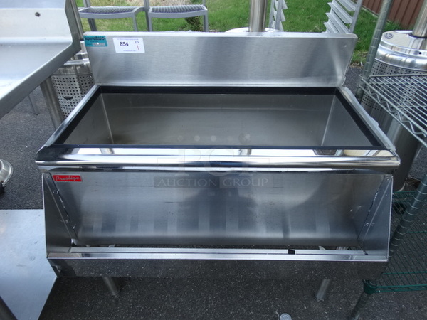 Stainless Steel Commercial Ice Bin w/ Cold Plate and Speedwell. 36x24x37