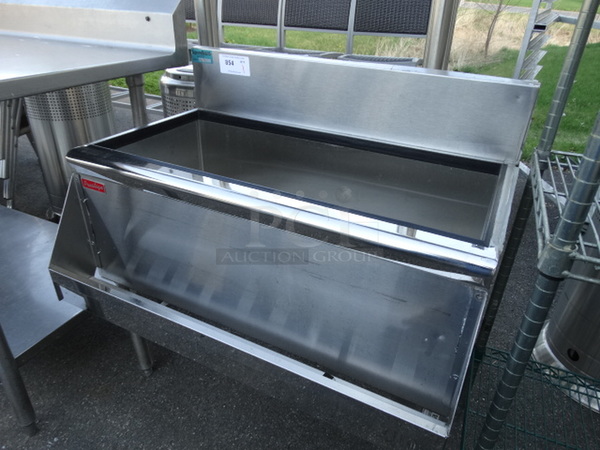 Stainless Steel Commercial Ice Bin w/ Cold Plate and Speedwell. 36x24x37 - Image 2 of 4