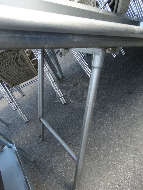 Stainless Steel Commercial Left Side Clean Side Dishwasher Table. 78x30x45 - Image 4 of 4