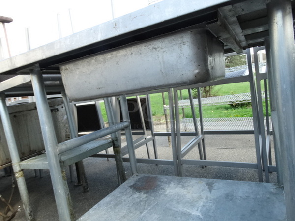 Stainless Steel Commercial Table w/ Metal Undershelf. 36x30x35 - Image 3 of 3