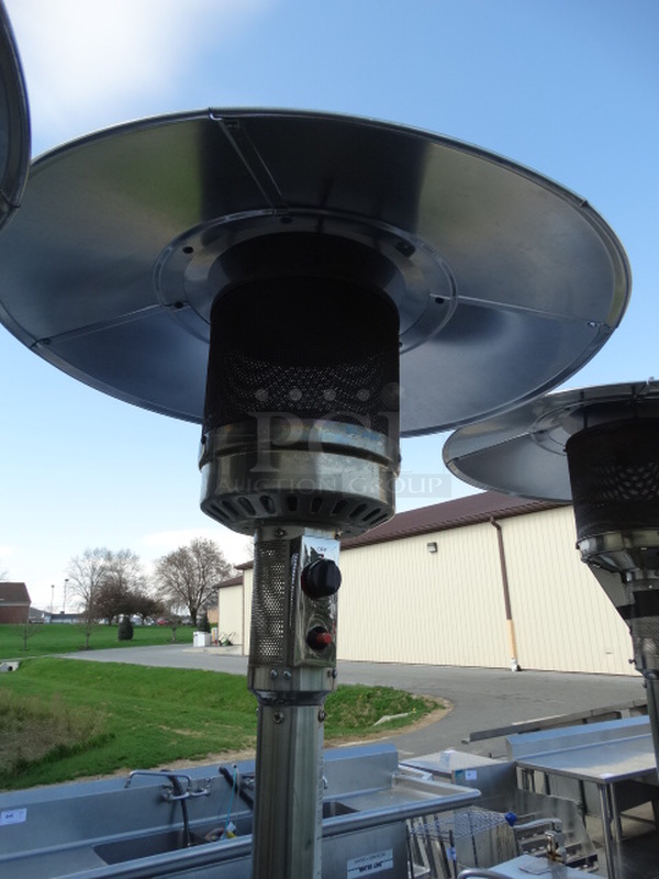 Fire Sense Stainless Steel Commercial Propane Gas Powered Patio Heater. 30x30x84 - Image 4 of 6