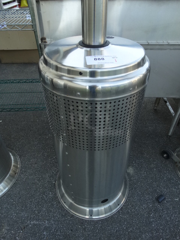 Fire Sense Stainless Steel Commercial Propane Gas Powered Patio Heater. 30x30x84 - Image 3 of 6