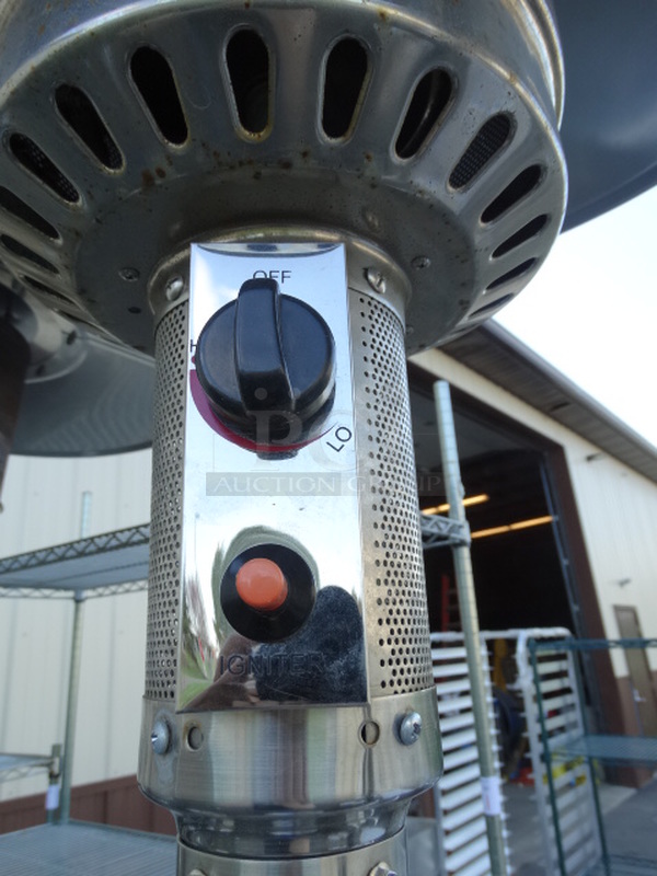 Fire Sense Stainless Steel Commercial Propane Gas Powered Patio Heater. 30x30x84 - Image 5 of 6
