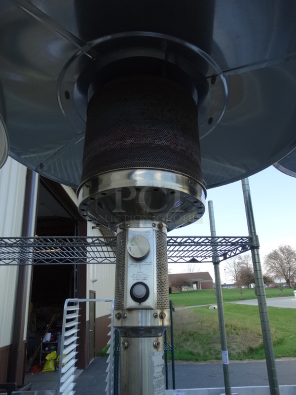 Fire Sense Stainless Steel Commercial Propane Gas Powered Patio Heater. 30x30x84 - Image 3 of 7