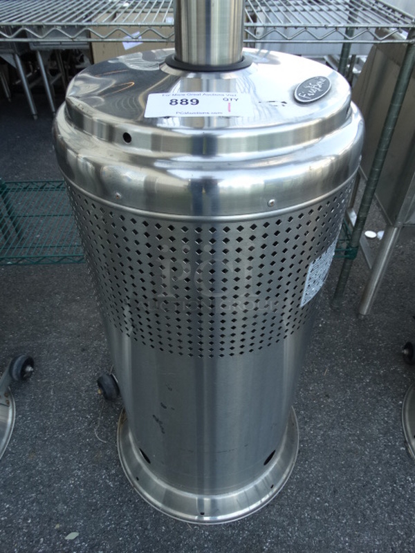 Fire Sense Stainless Steel Commercial Propane Gas Powered Patio Heater. 30x30x84 - Image 5 of 7