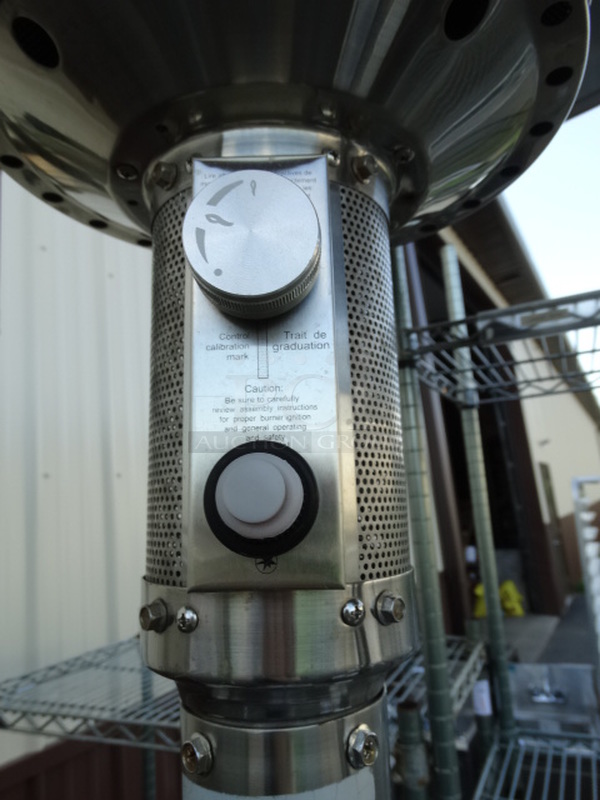 Fire Sense Stainless Steel Commercial Propane Gas Powered Patio Heater. 30x30x84 - Image 5 of 7