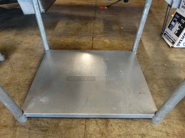 Stainless Steel Tabletop and Metal Undershelf. 36x30x4, 31x25x2.5 - Image 3 of 5