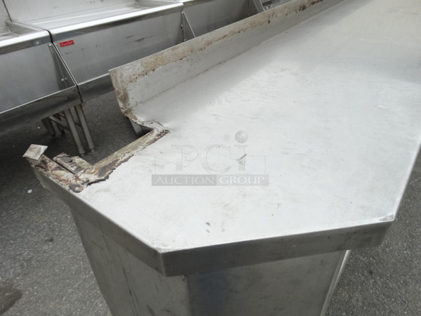 Stainless Steel Counter w/ Undershelves. 228x15x36 - Image 7 of 8