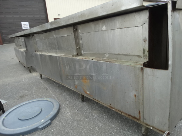 Stainless Steel Counter w/ Undershelves. 228x15x36 - Image 8 of 8