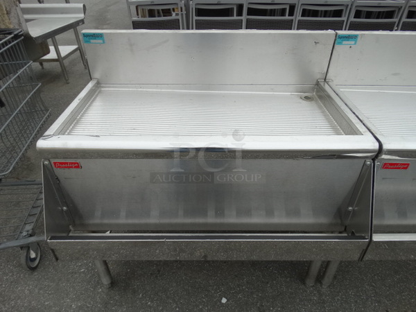 Stainless Steel Commercial Drainboard w/ Speedwell. 36x24x37 - Image 1 of 4