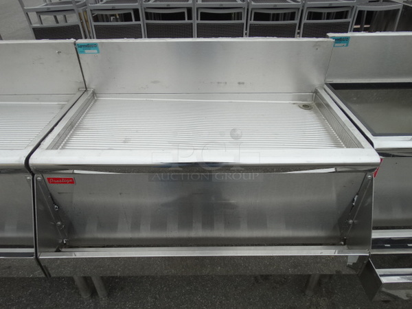 Stainless Steel Commercial Drainboard w/ Speedwell. 36x24x37