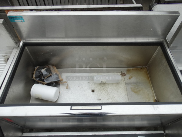Stainless Steel Commercial Ice Bin w/ Cold Plate and Speedwell. 36x24x37 - Image 3 of 5