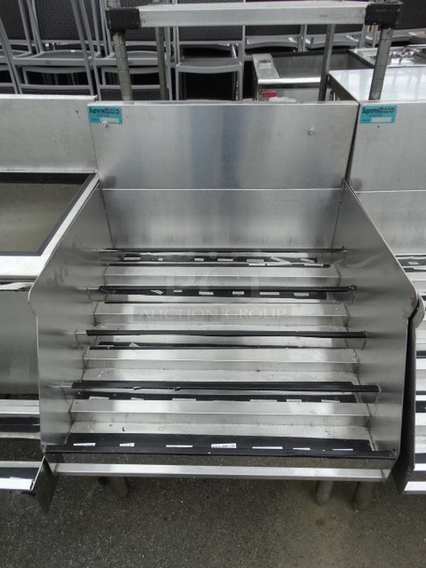 Stainless Steel Commercial Back Bar Bottle Stand. 24x24x37