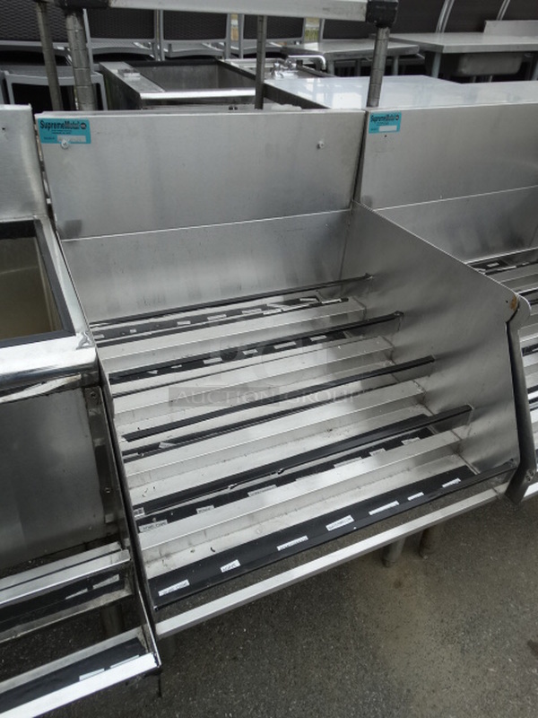 Stainless Steel Commercial Back Bar Bottle Stand. 24x24x37 - Image 2 of 5