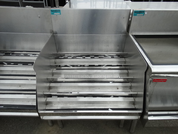 Stainless Steel Commercial Back Bar Bottle Stand. 24x24x37