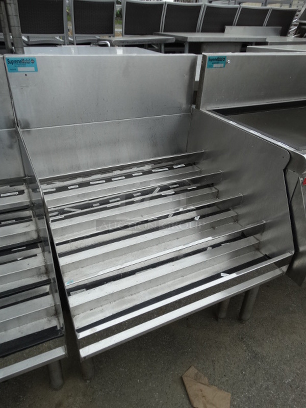 Stainless Steel Commercial Back Bar Bottle Stand. 24x24x37 - Image 2 of 5