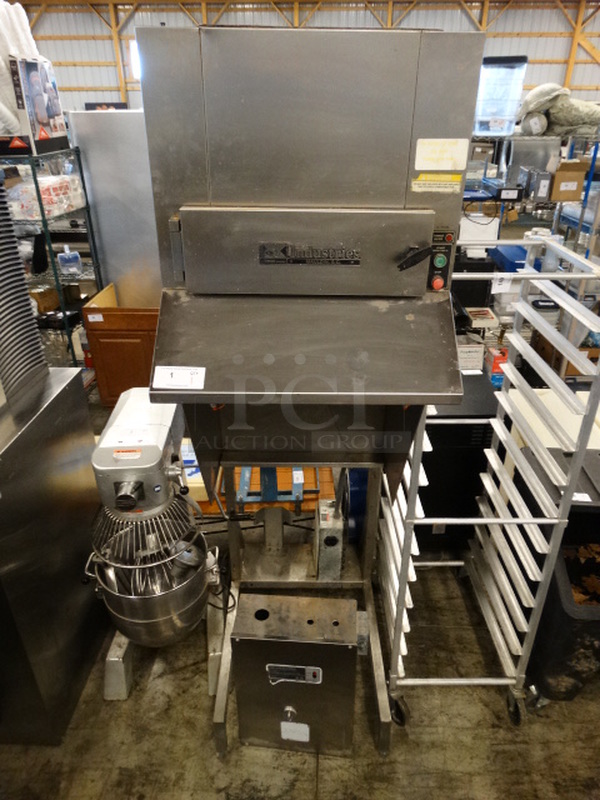 AMAZING! BKI Model FH-22 Stainless Steel Commercial Electric Powered Ventless Self Contained Hood w/ Ansul Box. 208-240 Volts, 1/3 Phase. 25x38x91, 18x8x24