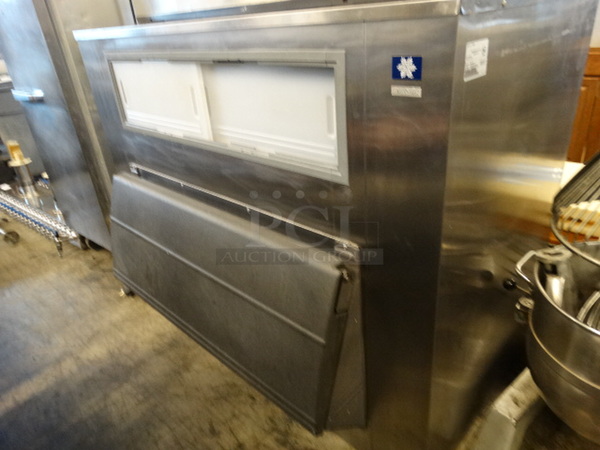 2 GORGEOUS! Items; 2015 Manitowoc Model IY1805W-261 Stainless Steel Commercial Ice Machine Head on Manitowoc Model F1325 Stainless Steel Commercial Ice Machine Bin. 208-230 Volts, 1 Phase. 60x36x78. 2 Times Your Bid! Makes One Unit - Image 6 of 10