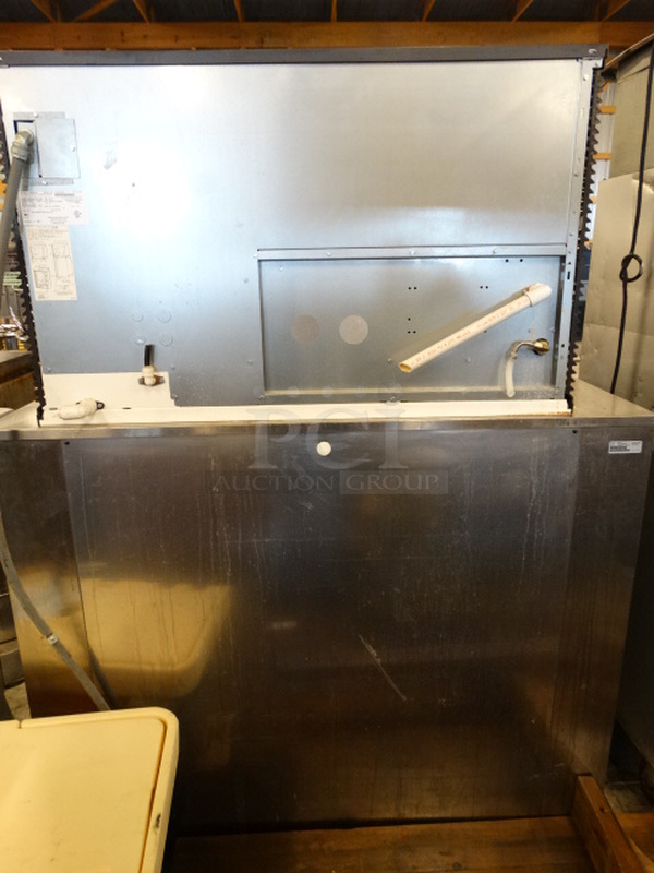 2 GORGEOUS! Items; 2015 Manitowoc Model IY1805W-261 Stainless Steel Commercial Ice Machine Head on Manitowoc Model F1325 Stainless Steel Commercial Ice Machine Bin. 208-230 Volts, 1 Phase. 60x36x78. 2 Times Your Bid! Makes One Unit - Image 10 of 10
