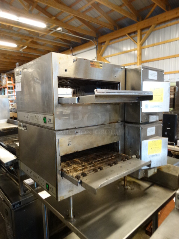 2 BEAUTIFUL! Lincoln Impinger Model 2501000U0001620 Stainless Steel Commercial Countertop Electric Powered Conveyor Pizza Oven. 208 Volts, 1 Phase. 40x32x34. 2 Times Your Bid! - Image 3 of 7