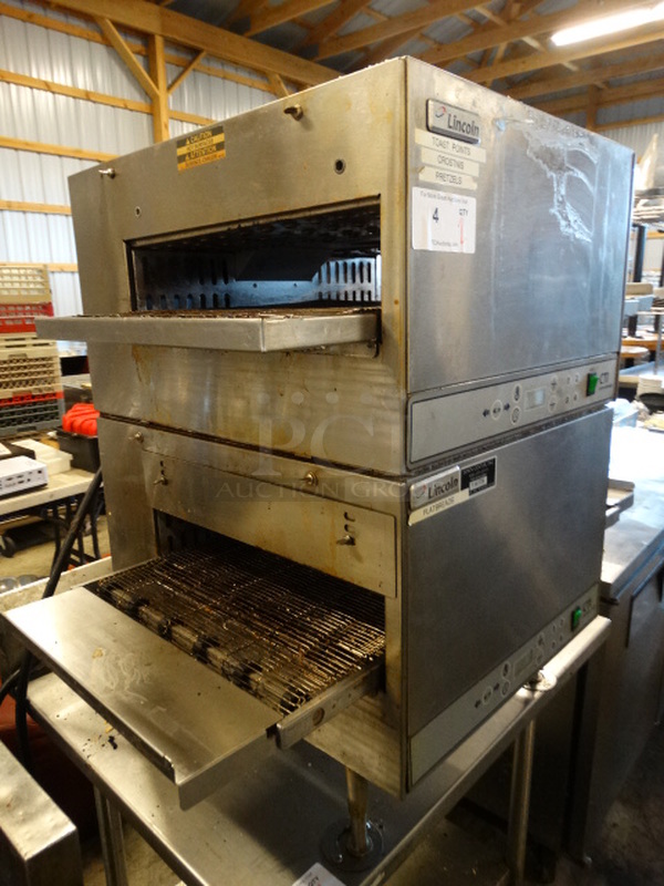 2 BEAUTIFUL! Lincoln Impinger Model 2501000U0001620 Stainless Steel Commercial Countertop Electric Powered Conveyor Pizza Oven. 208 Volts, 1 Phase. 40x32x34. 2 Times Your Bid! - Image 5 of 7