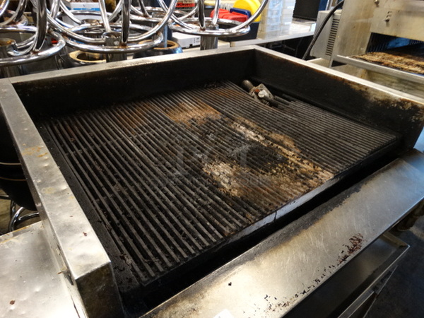 NICE! Stainless Steel Commercial Countertop Gas Powered Charbroiler. 36x32x20 - Image 5 of 9