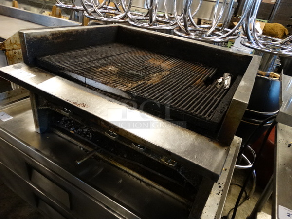 NICE! Stainless Steel Commercial Countertop Gas Powered Charbroiler. 36x32x20 - Image 6 of 9