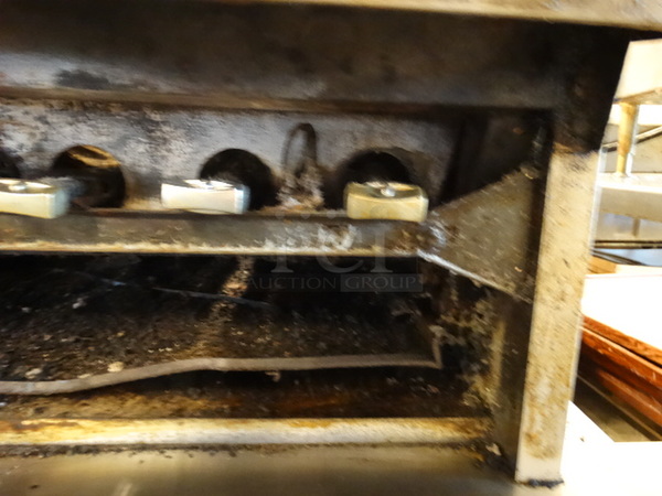 NICE! Stainless Steel Commercial Countertop Gas Powered Charbroiler. 36x32x20 - Image 8 of 9